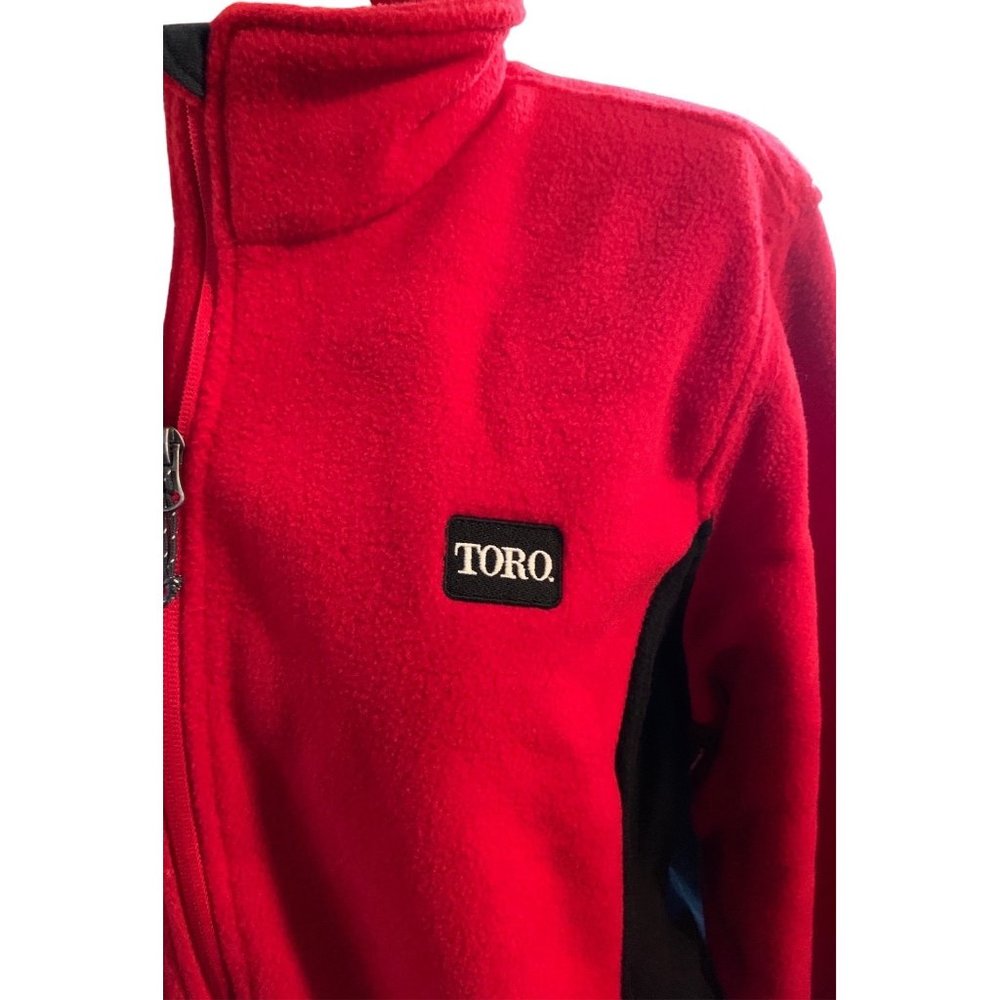 TORO Women’s Fleece Crossland Jacket- Red /Black XL
